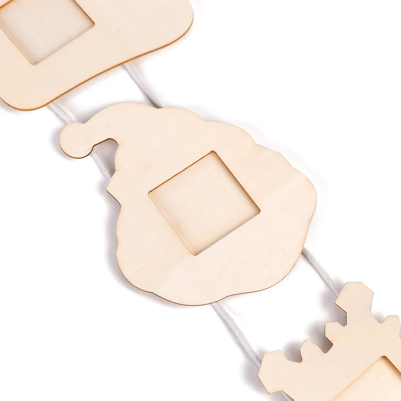 Ramă foto din lemn – Crăciun, perfectă pentru sărbători